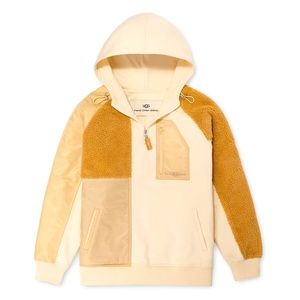 UGG x FENG CHEN WANG fleece hoodie in beige / chestnut (NWT)